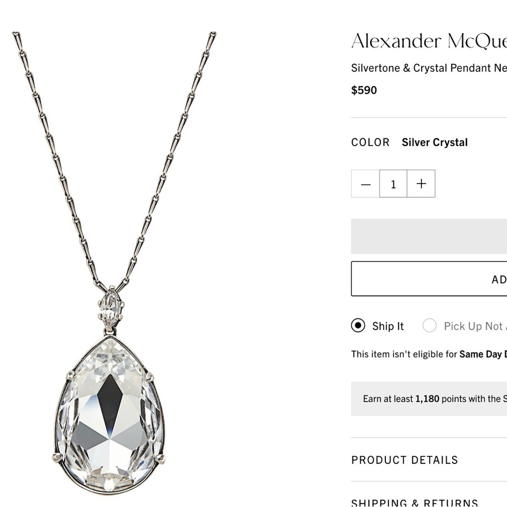 ALEXANDER MCQUEEN Pendant necklace
